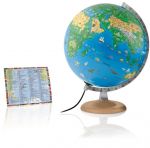 Kinder-Leuchtglobus Atmosphere Family Silver Kinderglobus Globus Globe Earth Family Children